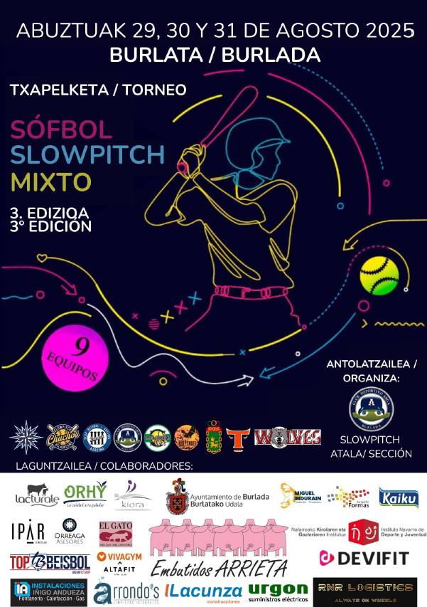 3 torneo slowpitch Burlada
