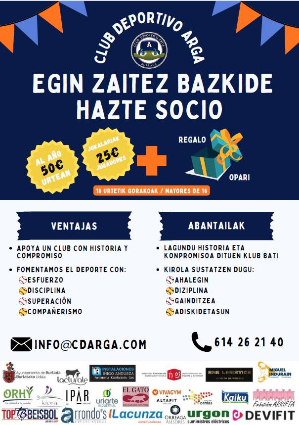 Socio CD Arga 2025 Socio CD Arga Burlada